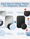 Thin Metal Plate Disk For Magnetic Car Phone Holder Iron Sheet Sticker Disk For Magnet Tablet Desk Phone Car Stand Mount Round