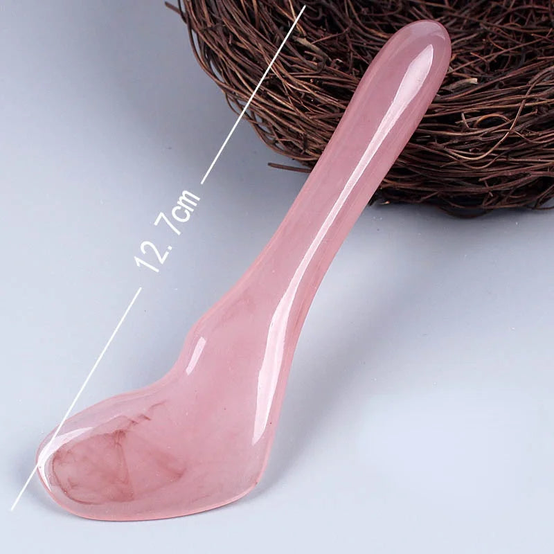 Resin Guasha Scraping Massage Scraper Face Neck Skin Massager Acupuncture Gua Sha Board Acupoint Face Eye Care SPA Massage Tool