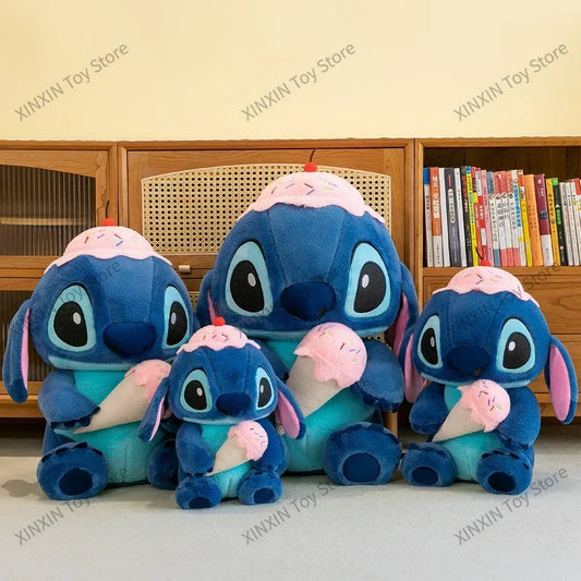 Kawaii Ice Cream Stitch Plush Toy 70 cm Soft Stuffed Doll Pillow