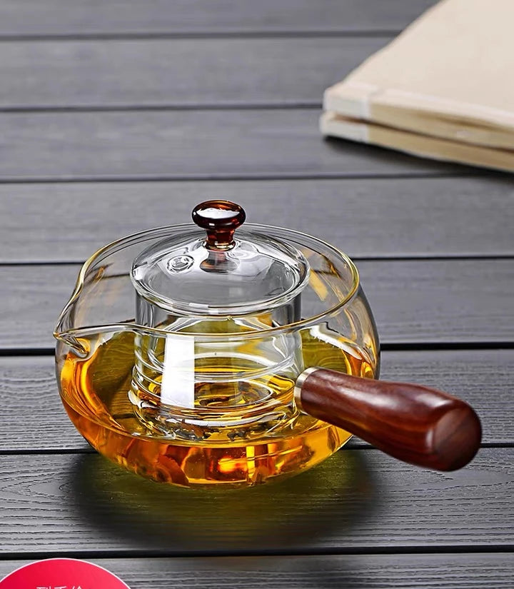 Glass Teapot Regimen Steaming kettle Heatable Borosilicate  with Handle Herbal Flower tea pot Kettle health 300ml/500ml