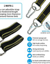 One Pair Tree Swing Hanging Kit Hammock Straps Camping 350 KG Load Capacity Rope Carabiner Outdoor Hiking Hammock Hanging Belt