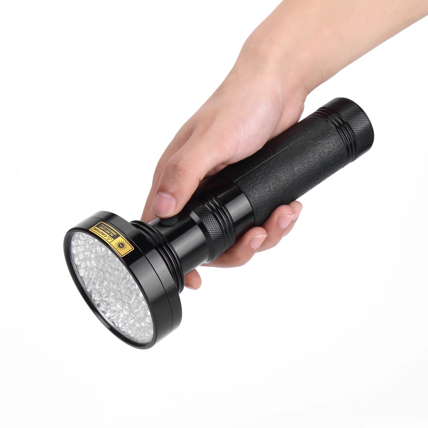 100 LED 395nm UV Blacklight Flashlight For Detection