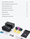 Bicycle Glasses UV400 Photochromic / Polarized Bike Eyewear Sunglasses 3 Lens Outdoor MTB Road Cycling Goggles Glasses