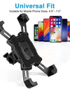 360° Rotatable Electric Bicycle Phone Holder for iPhone Xiaomi Riding MTB Bike Moto Motorcycle Stand Bracket Non-slip Cycling