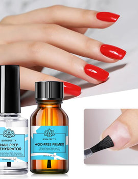 15ml Nail Primer Nail Prep Dehydrate Base Top Coat Gel Nail Polish No Need Of UV LED Lamp Nail Art Varnish Manicure