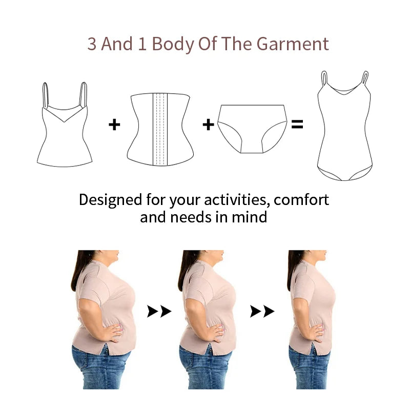 Seamless Thong Bodysuit Shapewear for Women – Tummy Control & Backless Design
