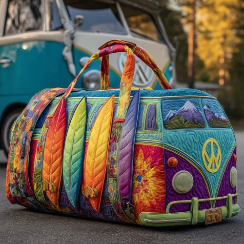 Adjustable Strap 3D Quilted Duffle Bag Large Capacity Sports Travel Tote