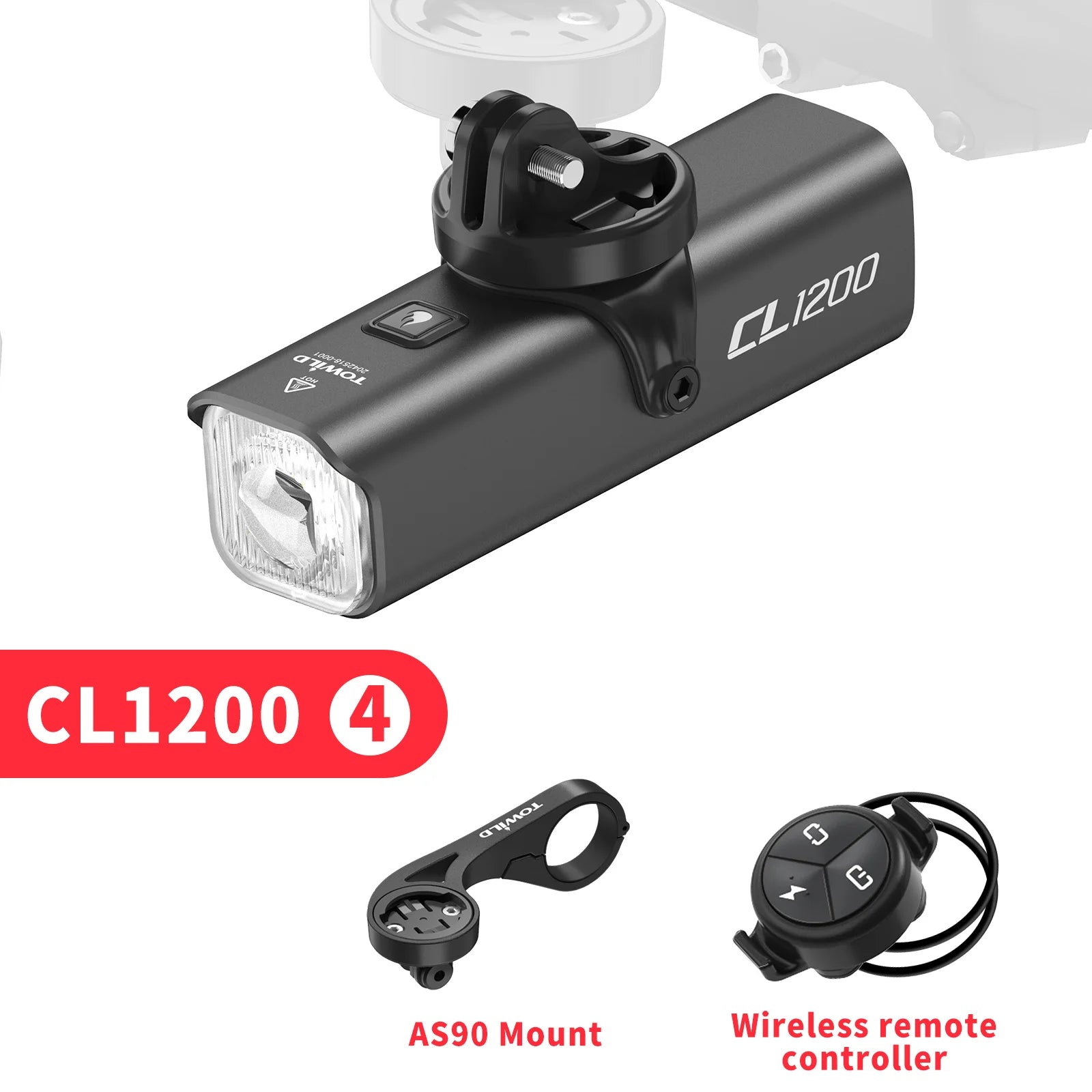 CL1200 Bicycle Light With Cut-off Line Beam 1200LM Rechargeable 5000mAh Led Bike Front Lights IPX6 MTB Cycling Headlights