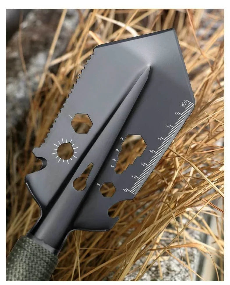 Outdoor hand shovel made of high carbon steel with rope handle suitable for camping/fishing/outdoor adventure/garden hand tools