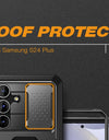 For Samsung Galaxy S24 Plus Case with Tempered Glass Screen Protector Full Body Protection Military Grade Shockproof Phone Case