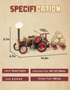 3D Wooden Puzzle Car Model Building Kit Steam Locomotive Model Kits Wooden Puzzle 469 Parts
