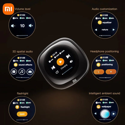 Xiaomi CT11 Wireless ANC Bluetooth Headphones LED Touch Screen Visible Earphones Active Noise Cancellation Headset