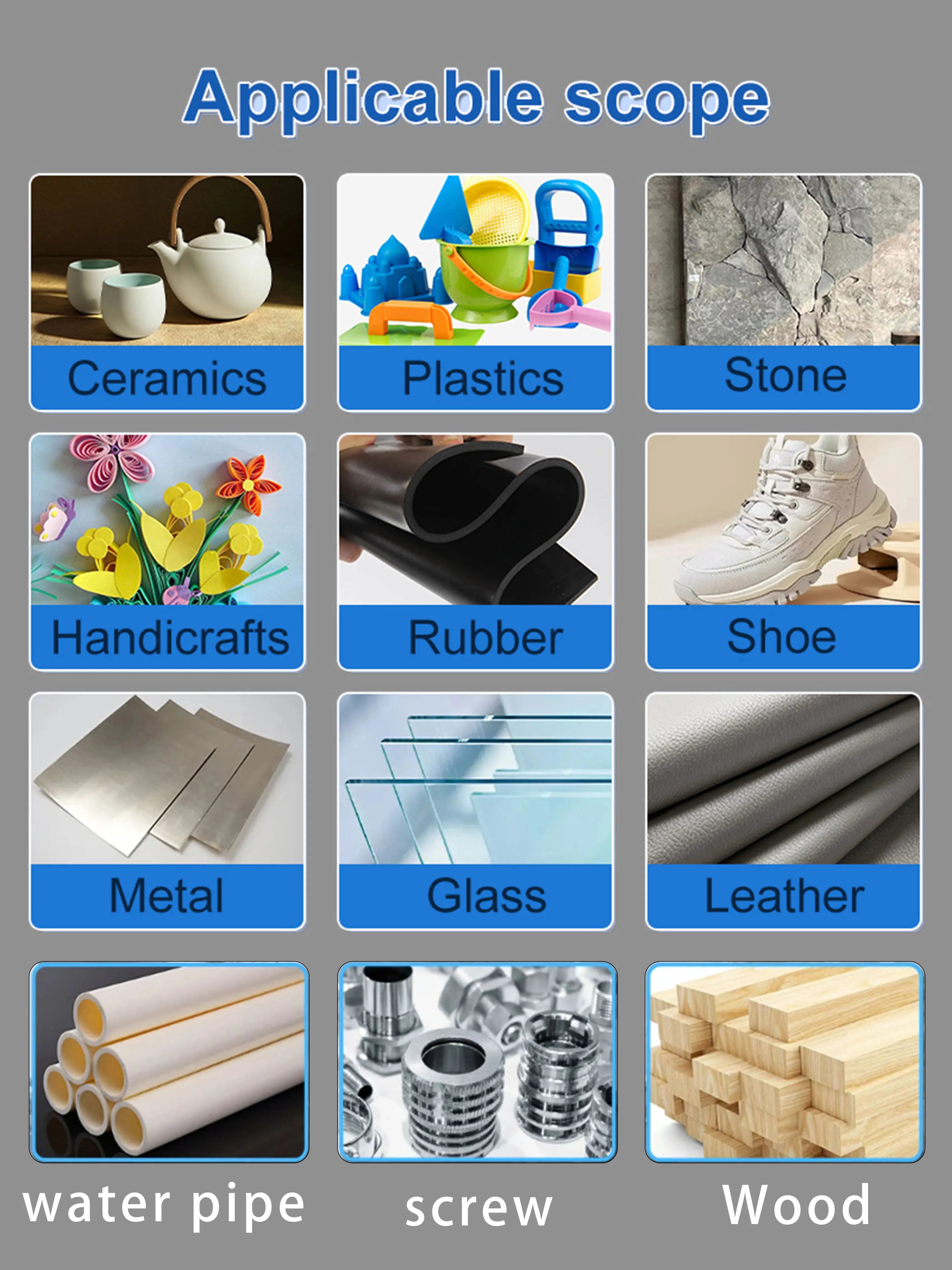 480 Black Super Black glue for Plastic Wood Metal tyres Rubber shoes Strong Adhesive Repair