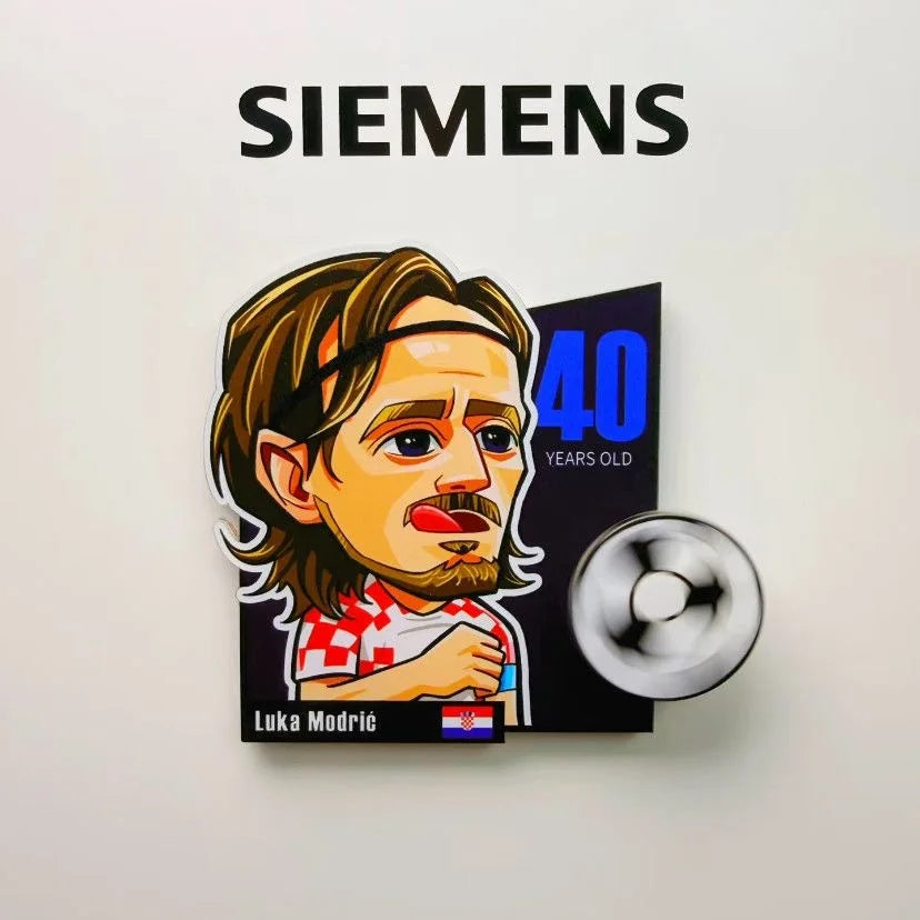 2026 Soccer Rotating Fridge Magnet Football Fan Souvenir Home Decor