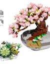 Blocks Eternal Flower Building Bricks Beautiful Sakura Succulent Plant Rose Toys for Children Girls Gifts Kids Present 1660