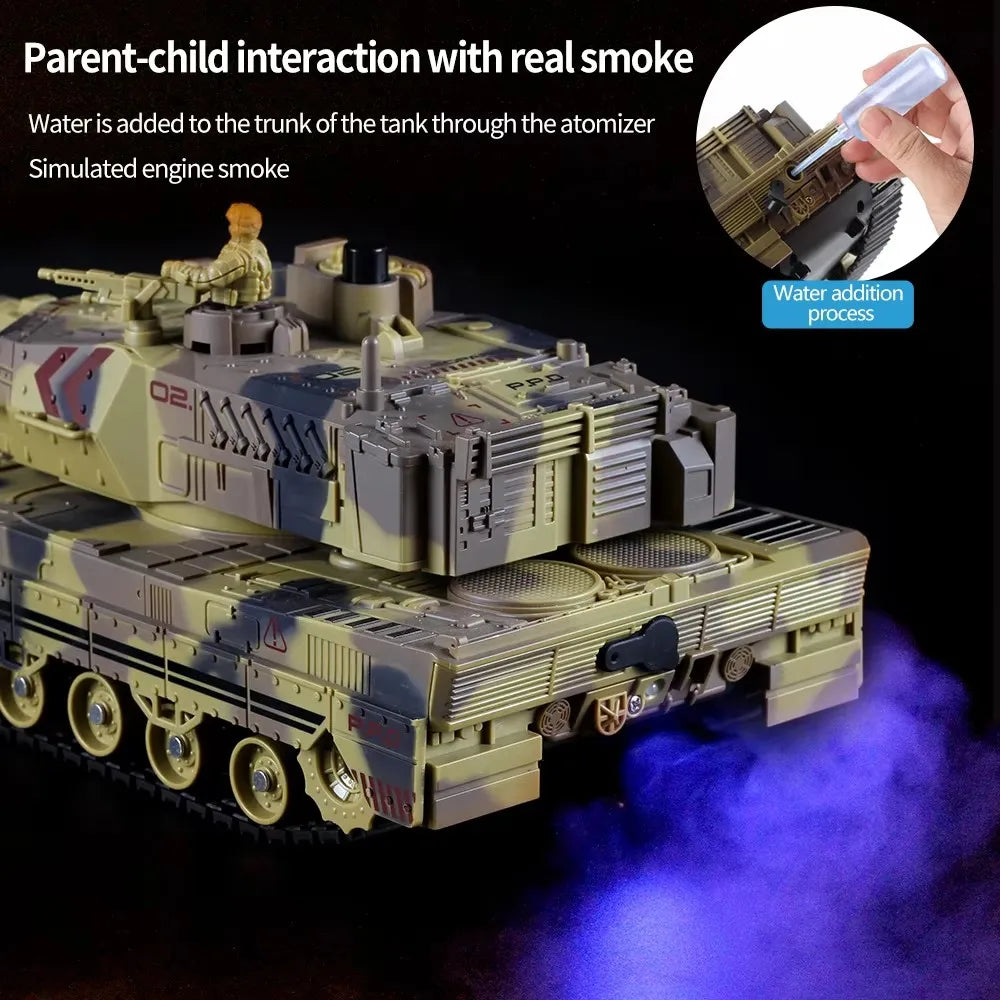 2.4G Remote Control Military Tank With Water Bullet And Spray