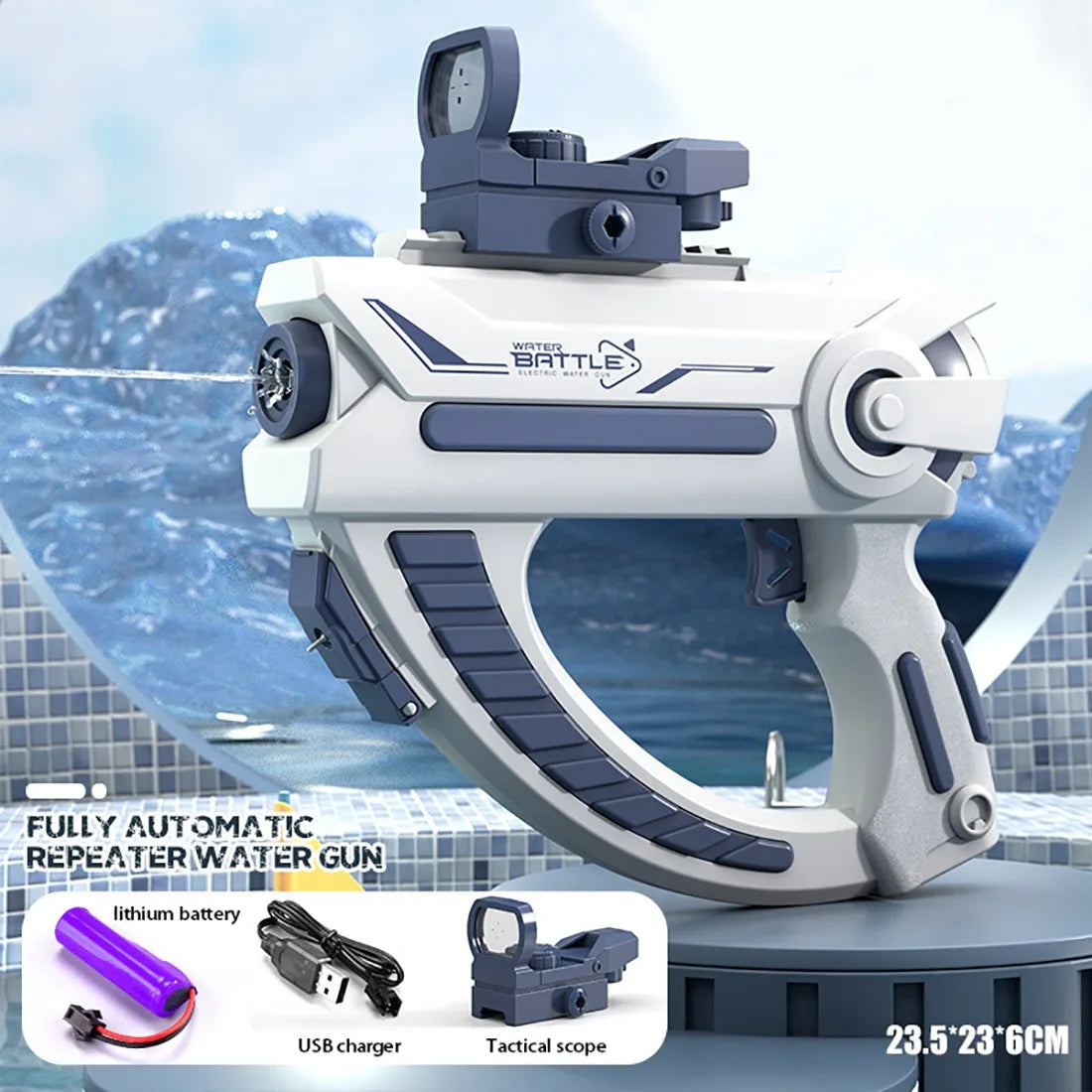 Electric Water Spray Toys Bursts High-pressure Strong Charging Energy Water Automatic Toy