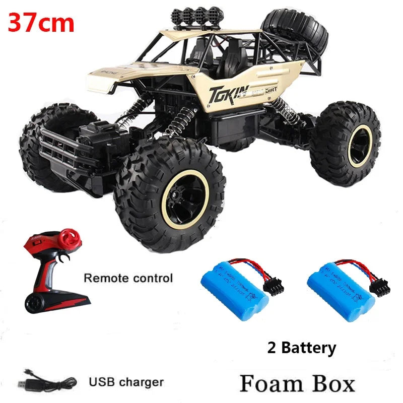 112 Scale Four Wheel Drive RC Monster Truck With LED Lights
