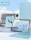 For ipad Case for Air 11 13 2024 M2 Pro 11 13 M4 Pro 11 12.9 for 10th Gen 10.2 7/8/9th 9.7in Mini 6 Tablet Magnetic Detachable