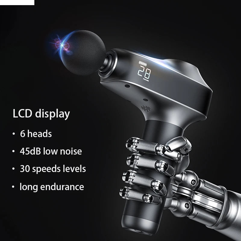 Massage Products Brushless Motor Strong Deep Tissue Percussion Muscle Massager Body Professional Massage