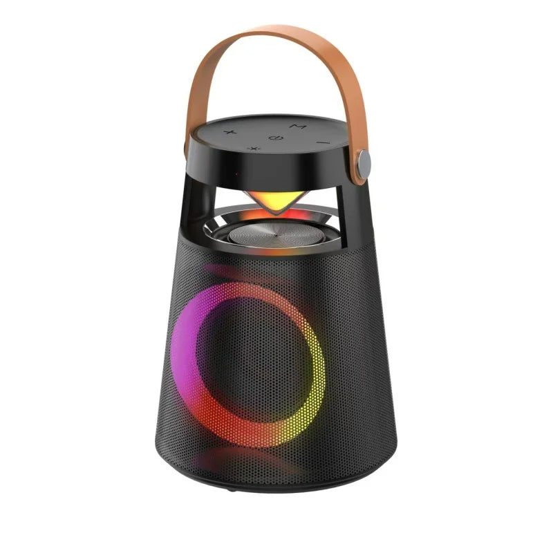 Wireless Bluetooth Speaker Outdoor Portable Camping RGB Color Light Rechargeable Wireless Speaker Home Party Music Player