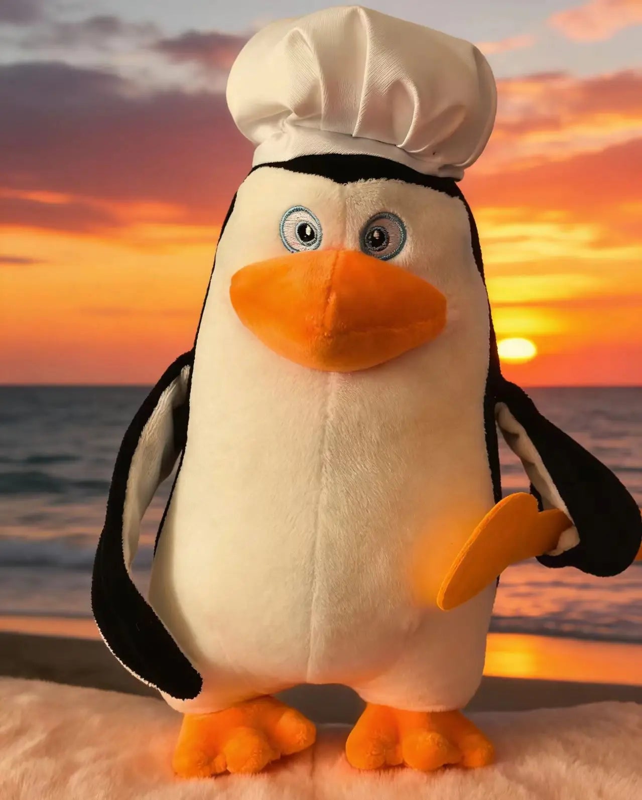 Cute Penguin Plush Toy Soft Stuffed Animal Pillow