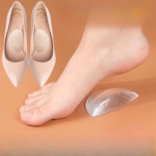 Orthotic Arch Foot Care Comfort Pain Silicone Orthopedic Insoles for Shoes Women Flat Feet Arch Support Self-adhesive Foot Pads