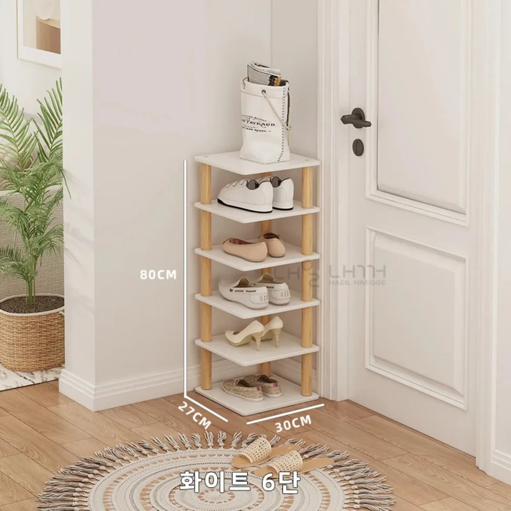 Wooden Multi-layer Shoe Rack Portable Shoe Cabinet Strong Load-bearing Capacit High-capacity Stable Durable Save Space Furniture