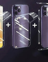 Full Body Hydrogel Film For iPhone 15 14 11 12 13 Pro Max Frame Front Back Screen Protector Camera Lens Protective Film Cover