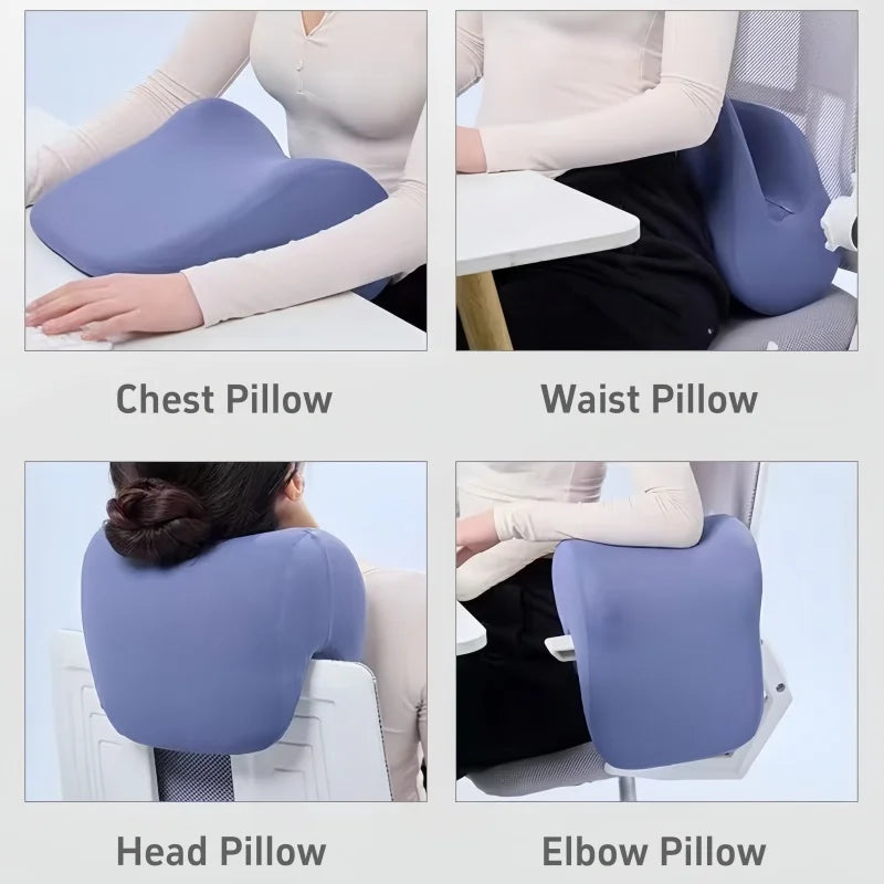 Office Chair Headrest Ergonomic Memory Foam Sleeping Pillow Waist Support Neck Cushion Nap Pillows Gaming Chair Backrest