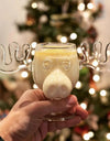 1/2pcs Reindeer Wine Glass Cocktail Juice Cup Clear Beer Mug Water Milk COFFE Whiskey Glasses Drinkware Shot Cups
