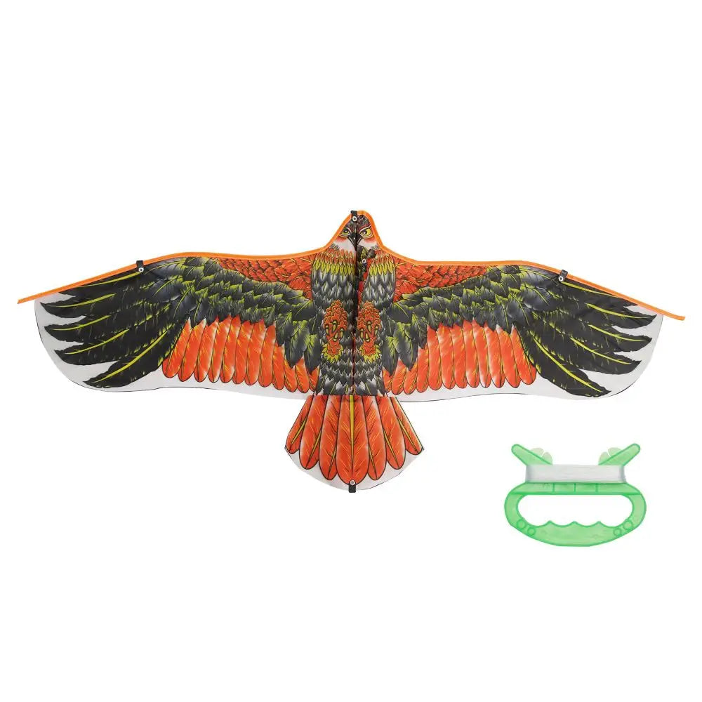 1.1m Eagle Kite With 30 Meter Kite Line Large Plane Eagle Flying Bird Kites Children Best Gift Family Trips