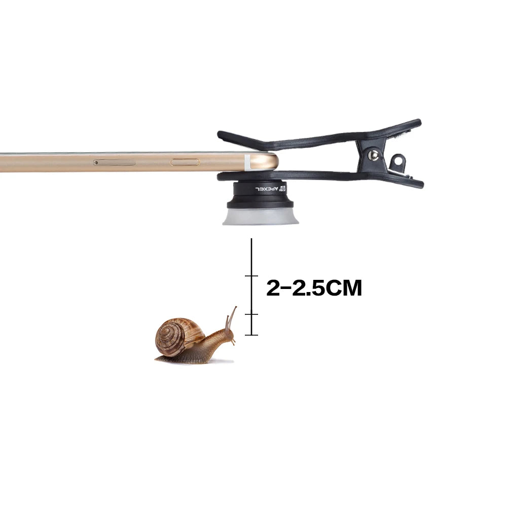 12X 24X Super Macro Smartphone Lens with Universal Clip