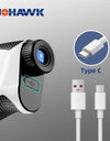Golf Laser White Rangefinder 1000M Magnetically, Lithium Battery with Flagpole Lock Vibration and Slope Compensation