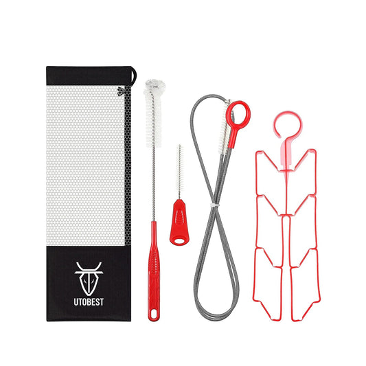 4in1 Hydration Bladder Tube Brush Water Bag Cleaning Kit Long Brush Cleaning Tool Cleaner Set For Back Pack Bladder