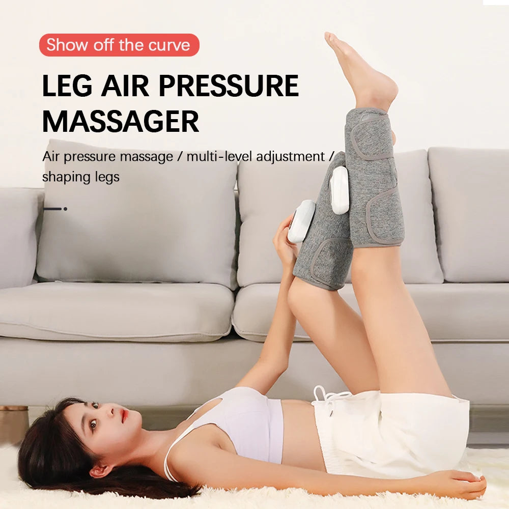 Electric Calf Massager Air Pressure Airbag Blood Circulation Leg Muscle Relaxation Massage Leg Shape Beautiful Legs Device