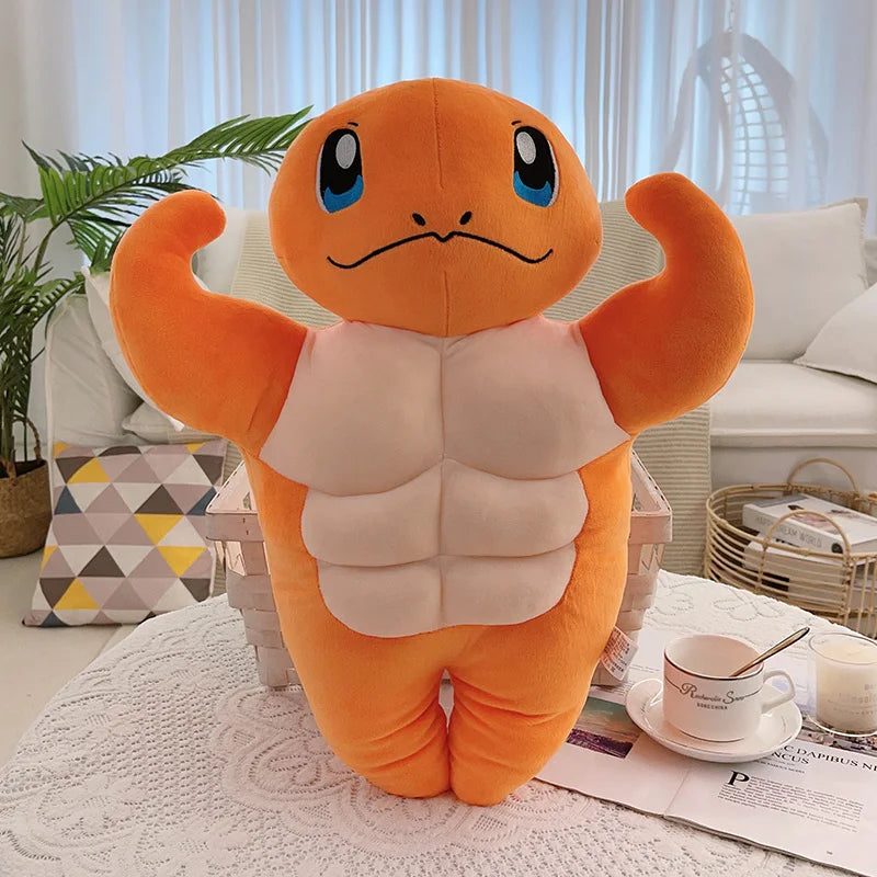 Muscle Pokémon Bulbasaur Charmander Plush Stuffed Pillow