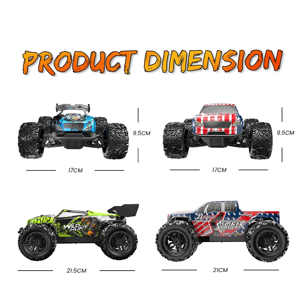 Off Road RC Car 2.4G Radio Remote Control Cars RTR High Speed Climbing Drift Remote Control Monster Truck Toys for