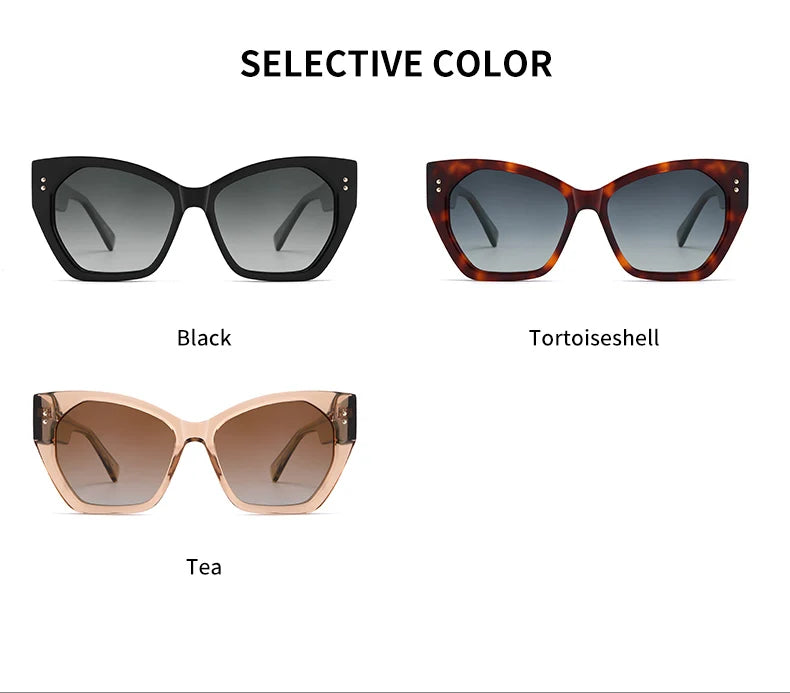 Butterfly Frame Women Polarized Sunglasses Acetate UV400 Fashion Party Eyewear