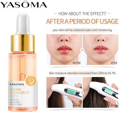 17 ml Vitamin C Face Serum Brightening Whitening Hydration Anti-Wrinkle Anti-aging Serum Facial Essence Beauty Health Skin Care