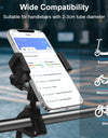 Bike Cycling Bracket Mount with Phone Clamp for iPhone Smartphones & for Gopro Sports Camera