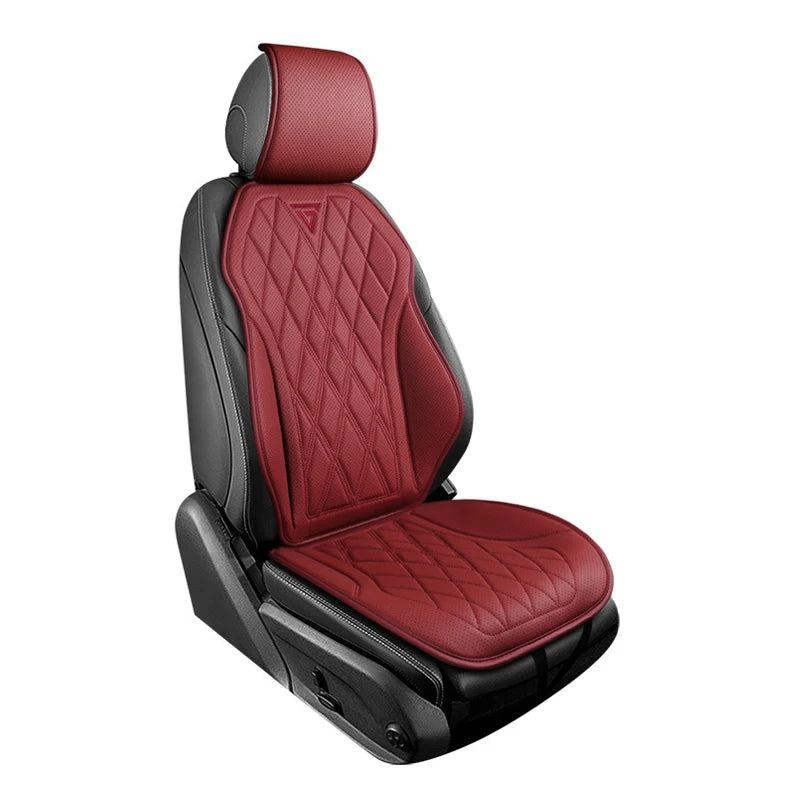 Universal Car Seat Cushion Nappa Leather Breathable Car Seat Covers Comfortable Four Seasons Auto Seat Protector Car Chair Pads