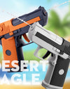Water Gun Toy Desert Eagle Pistol Non Electric High Pressure 10 Meter Range Retro Color Beach Toys