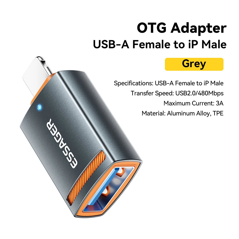 USB 3.0 OTG Adapter (Type-C / USB-A / Micro / Lightning Converter)
