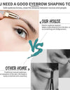Xiaomi 1pc Rechargeable 2in1 Eyebrow Razor and Hair Shaver with LED Light Painlessly Remove Peach Fuzz Facial Hair Eyebrows Lips