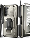 Strong Magnetic Case for Samsung Galaxy Z Fold 6 with MagSafe Built in Screen Protector Belt Clip Kickstand Function Phone Case