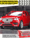 Simulation 1:32 Volvo XC90 SUV Alloy Diecast Metal Model Sound & Light Toy Car Central Control Ornaments Display Present For Boy