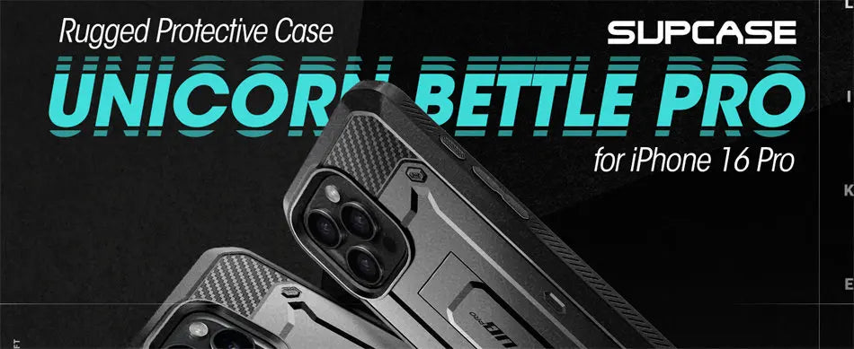 For iPhone 16 Pro Case 6.3" (2024 Release) UB Pro Full-Body Heavy Duty Rugged Phone Case with Built-in Screen Protector