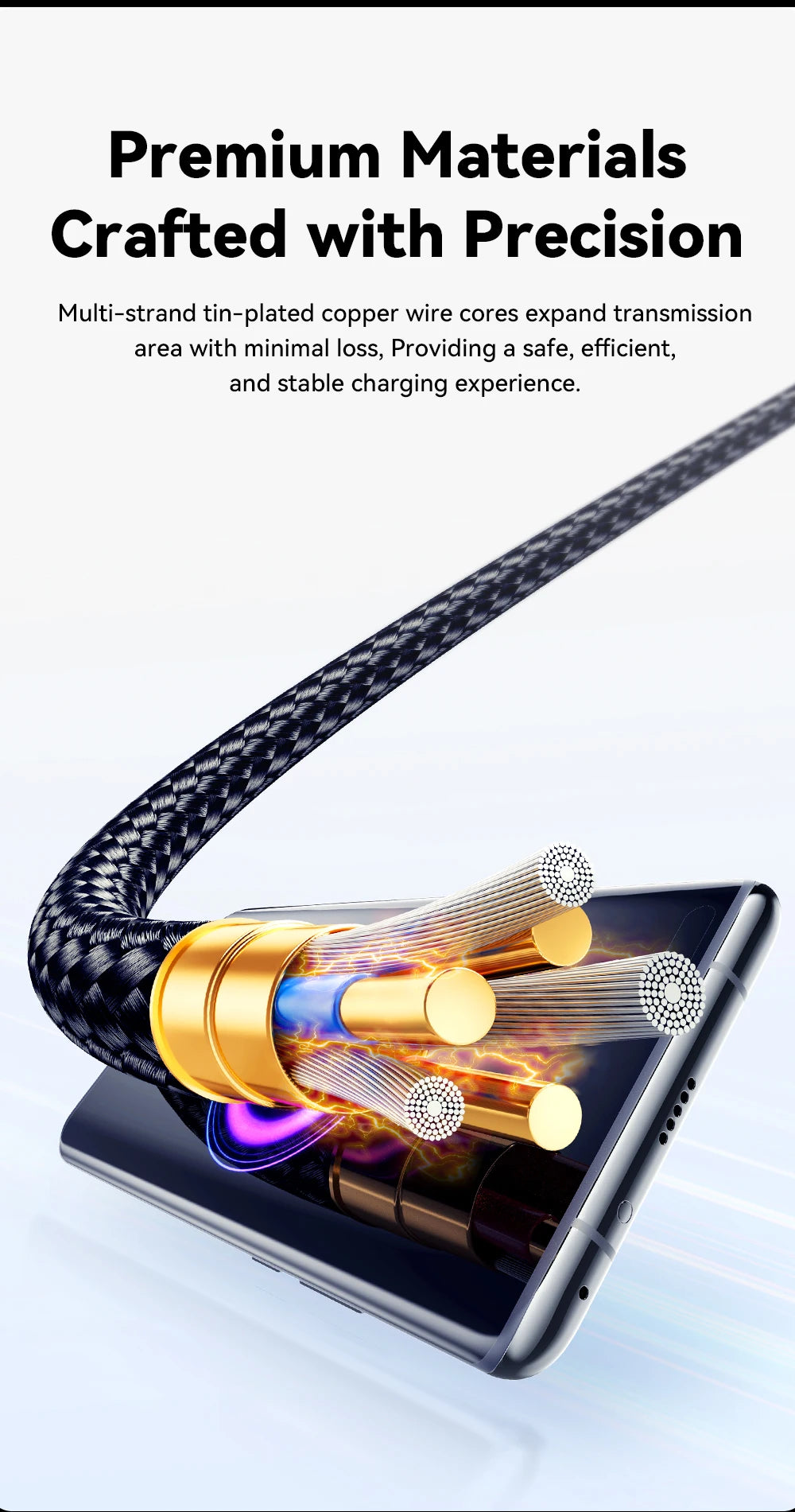 120W 6A USB Type-C Fast Charging Cable