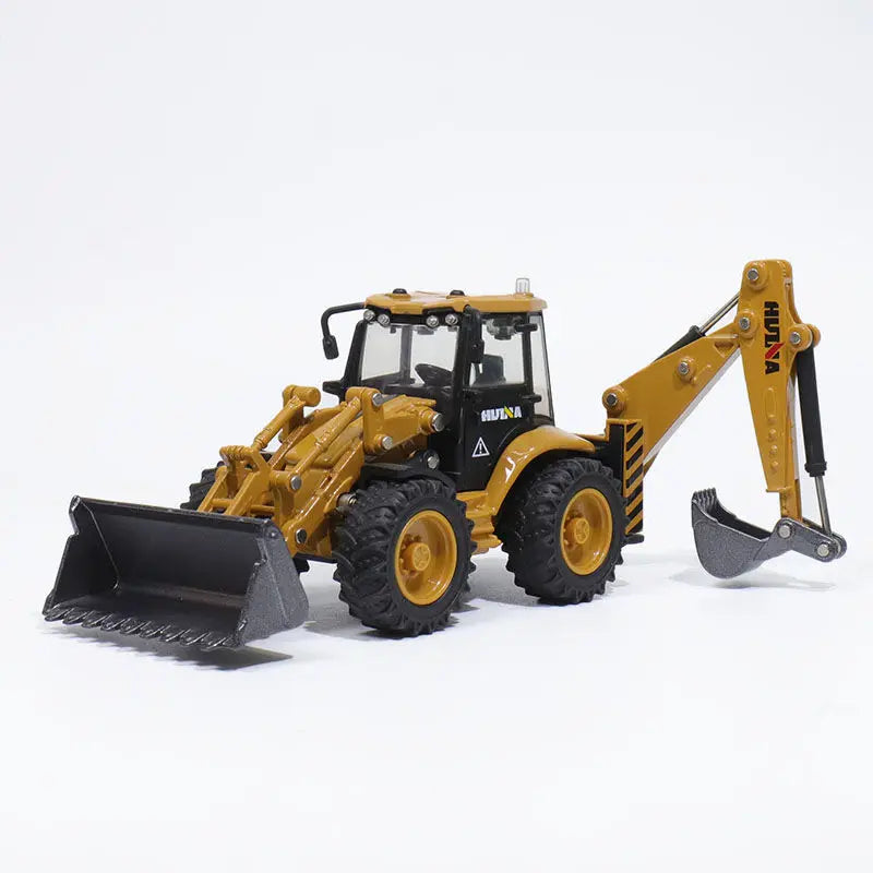 2in1 Engineering Diecast Set Toys for Boys Alloy Tractor Excavator Bulldozer Kids Truck Children Diecast Farm Vehicle Model Gift